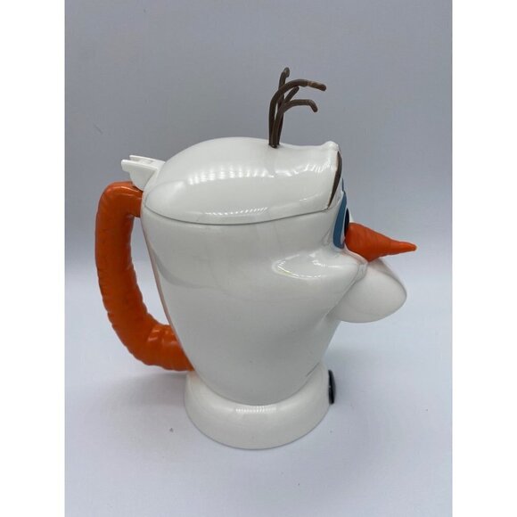 Disney on Ice Frozen Olaf the Snowman Covered Plastic Mug/Cup - Picture 3 of 11